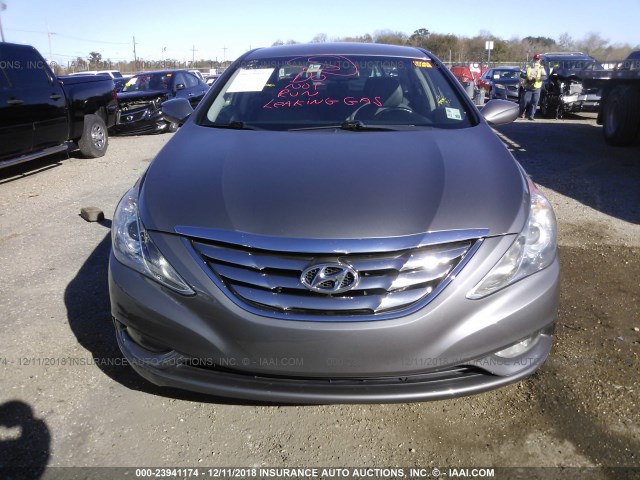 5NPEC4AB7CH439417 - 2012 HYUNDAI SONATA SE/LIMITED GRAY photo 6