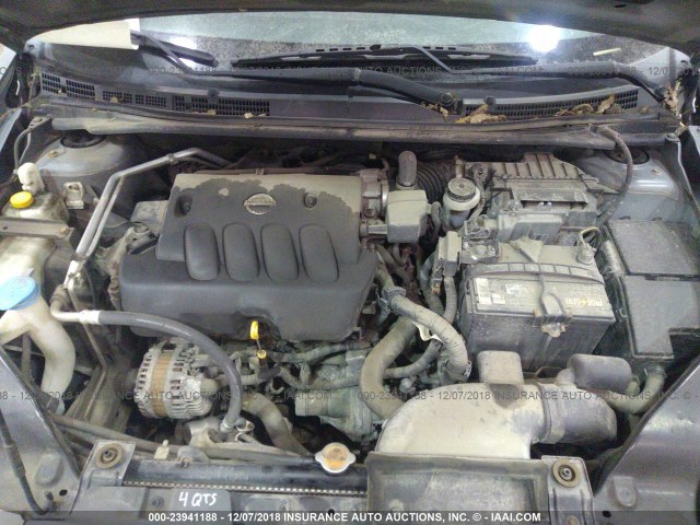 3N1AB61E88L624870 - 2008 NISSAN SENTRA 2.0/2.0S/2.0SL SILVER photo 10