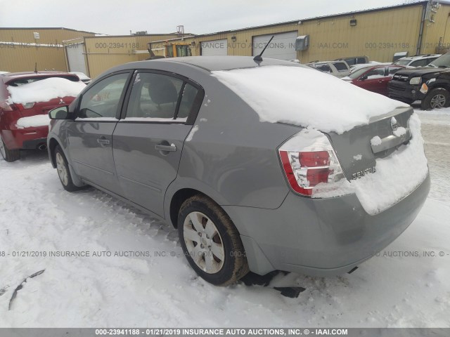 3N1AB61E88L624870 - 2008 NISSAN SENTRA 2.0/2.0S/2.0SL SILVER photo 3