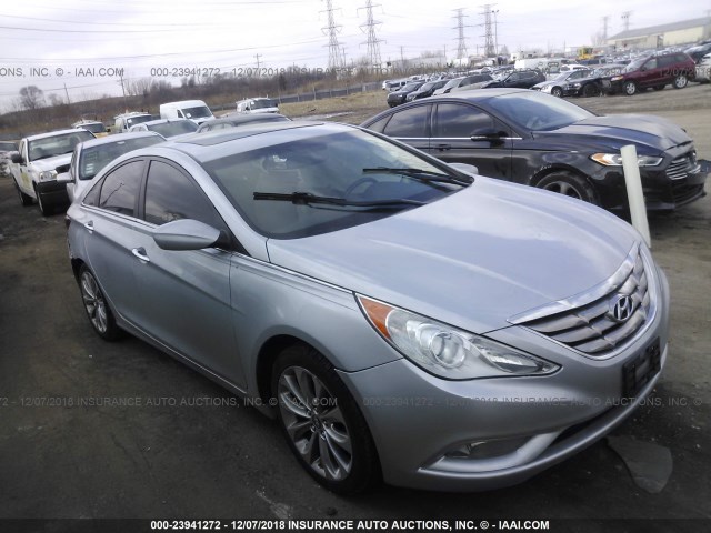 5NPEC4ABXBH203925 - 2011 HYUNDAI SONATA SE/LIMITED SILVER photo 1