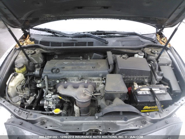 4T4BE46K98R037063 - 2008 TOYOTA CAMRY CE/LE/XLE/SE GRAY photo 10
