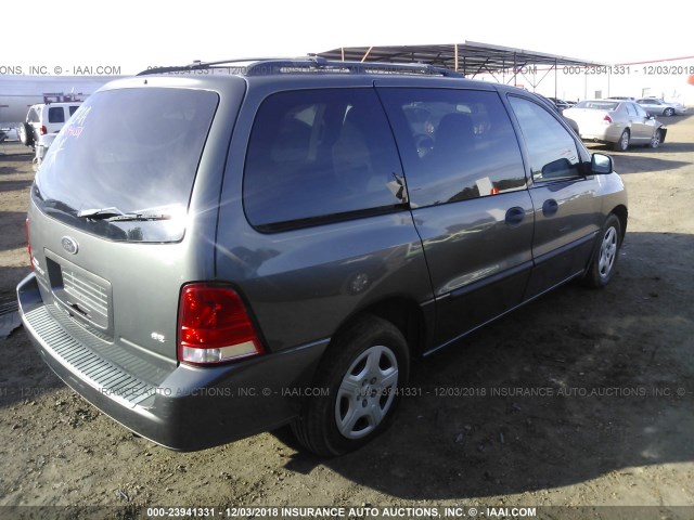 2FMZA51665BA45675 - 2005 FORD FREESTAR SE SILVER photo 4