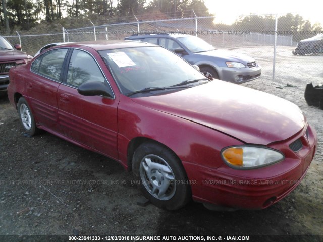 1G2NF52F92C232198 - 2002 PONTIAC GRAND AM SE1 RED photo 1