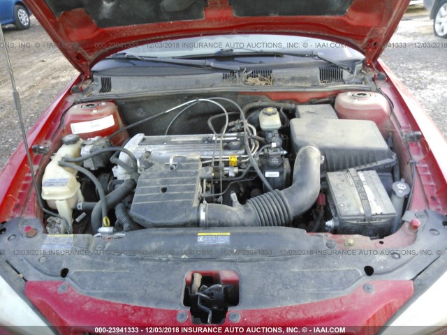 1G2NF52F92C232198 - 2002 PONTIAC GRAND AM SE1 RED photo 10