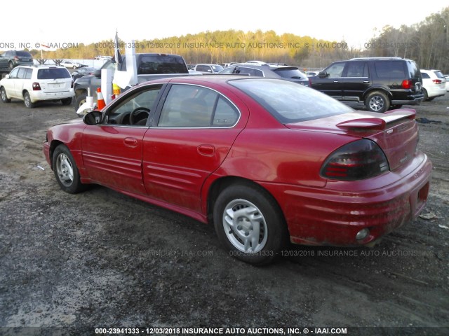 1G2NF52F92C232198 - 2002 PONTIAC GRAND AM SE1 RED photo 3