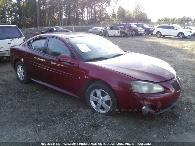 2G2WP552471161645 - 2007 PONTIAC GRAND PRIX Қызыл фото 1