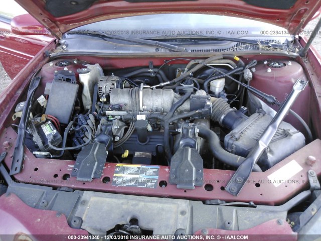 2G2WP552471161645 - 2007 PONTIAC GRAND PRIX Қызыл фото 10