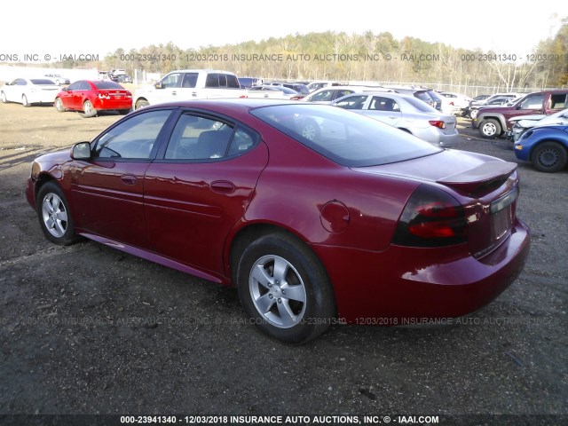 2G2WP552471161645 - 2007 PONTIAC GRAND PRIX Қызыл фото 3