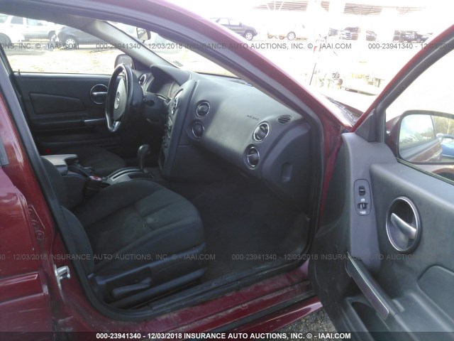 2G2WP552471161645 - 2007 PONTIAC GRAND PRIX Қызыл фото 5