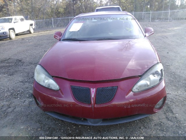 2G2WP552471161645 - 2007 PONTIAC GRAND PRIX Қызыл фото 6