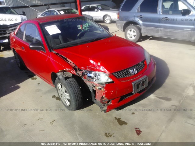 1HGEM22115L069573 - 2005 HONDA CIVIC DX VP Qırmızı foto 6