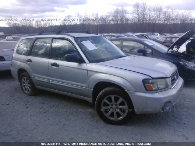 JF1SG65675H726151 - 2005 SUBARU FORESTER 2.5XS Күміс фото 1