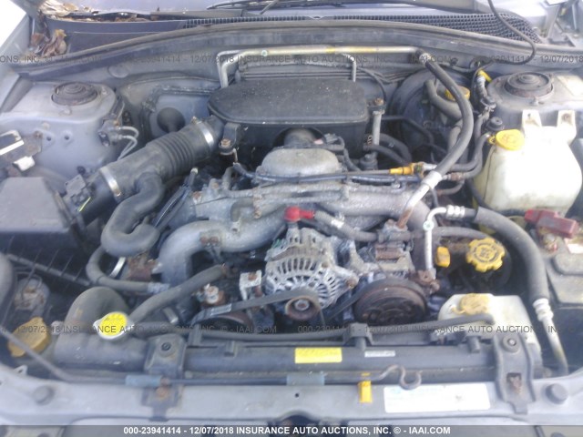 JF1SG65675H726151 - 2005 SUBARU FORESTER 2.5XS Күміс фото 10