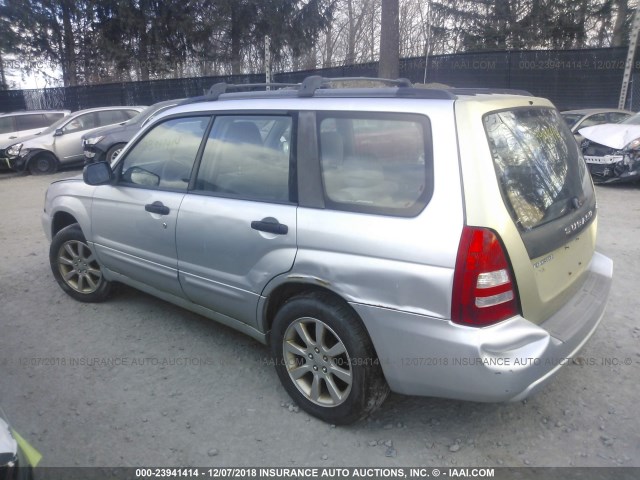 JF1SG65675H726151 - 2005 SUBARU FORESTER 2.5XS Күміс фото 3
