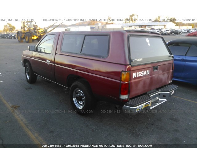 1N6SD11S6RC323352 - 1994 NISSAN TRUCK XE RED photo 3