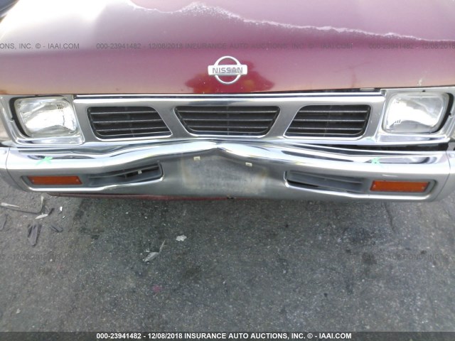 1N6SD11S6RC323352 - 1994 NISSAN TRUCK XE RED photo 6