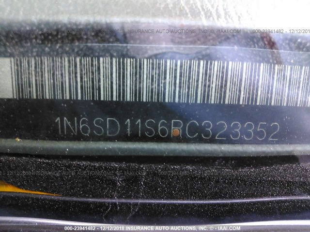 1N6SD11S6RC323352 - 1994 NISSAN TRUCK XE RED photo 9