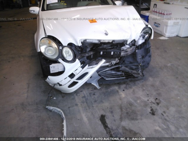 WDBUF56J46A903086 - 2006 MERCEDES-BENZ E 350 WHITE photo 6