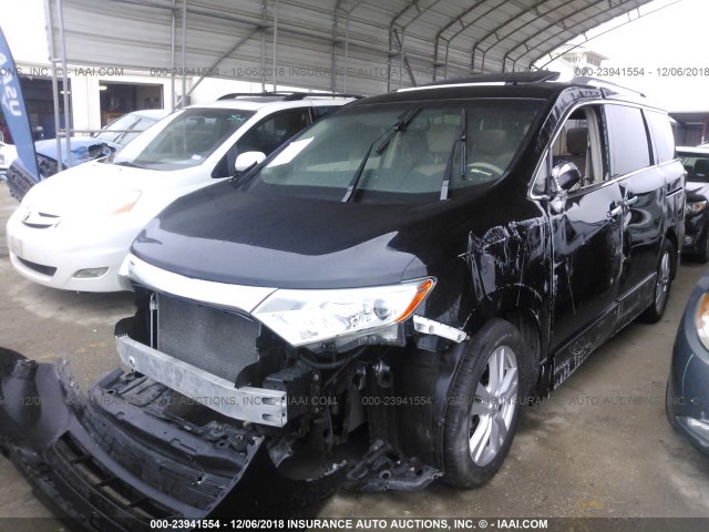 JN8AE2KP3E9104310 - 2014 NISSAN QUEST S/SV/SL/LE BLACK photo 2