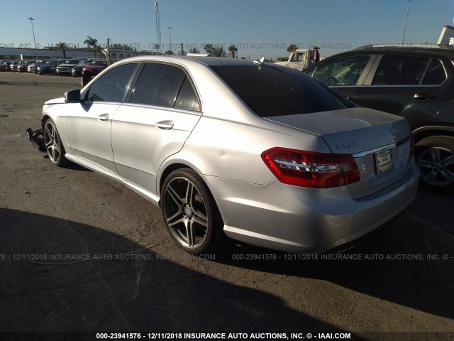 WDDHF8HB7AA088908 - 2010 MERCEDES-BENZ E 350 4MATIC SILVER photo 3