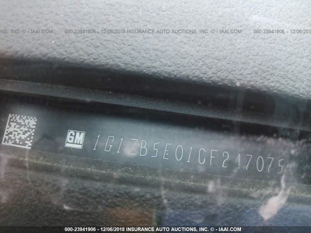 1G1ZB5E01CF247075 - 2012 CHEVROLET MALIBU LS GOLD photo 9