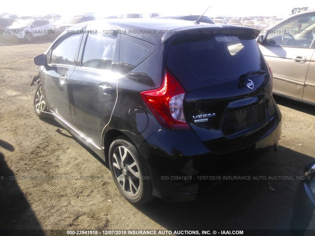 3N1CE2CP1FL371962 - 2015 NISSAN VERSA NOTE S/S PLUS/SV/SL/SR BLACK photo 3
