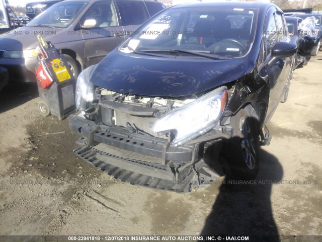 3N1CE2CP1FL371962 - 2015 NISSAN VERSA NOTE S/S PLUS/SV/SL/SR BLACK photo 6