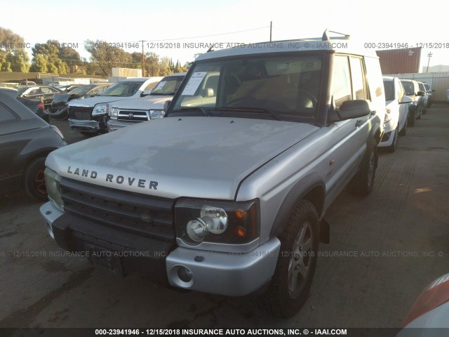 SALTR16403A817849 - 2003 LAND ROVER DISCOVERY II HSE SILVER photo 2