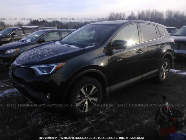 2T3RFREV6JW808249 - 2018 TOYOTA RAV4 ADVENTURE/XLE Mavi foto 2