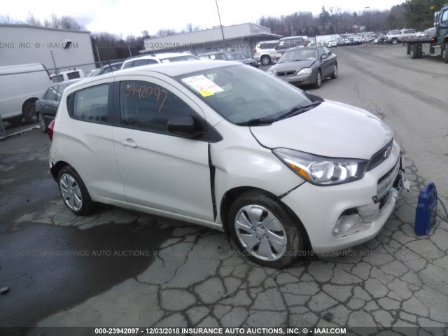 KL8CB6SA1GC575466 - 2016 CHEVROLET SPARK LS CREAM photo 1