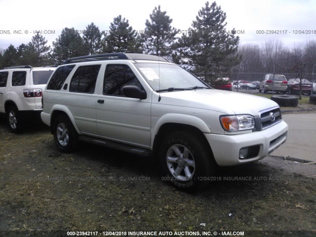 JN8DR09Y24W919733 - 2004 NISSAN PATHFINDER LE/SE WHITE photo 1