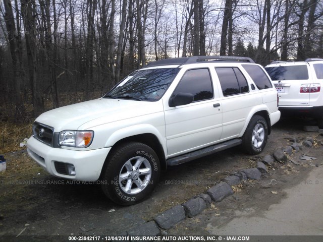 JN8DR09Y24W919733 - 2004 NISSAN PATHFINDER LE/SE WHITE photo 2