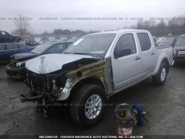 1N6AD0EV4JN713112 - 2018 NISSAN FRONTIER S/SV/SL/PRO-4X SILVER photo 2