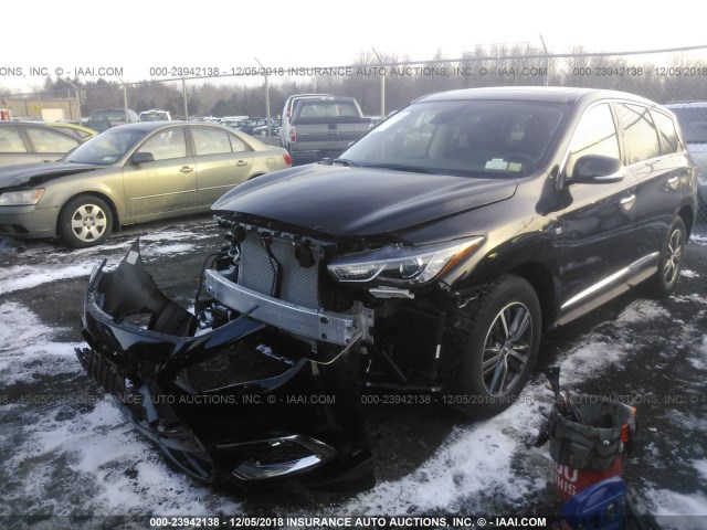 5N1DL0MMXKC511492 - 2019 INFINITI QX60 LUXE/PURE BLACK photo 2