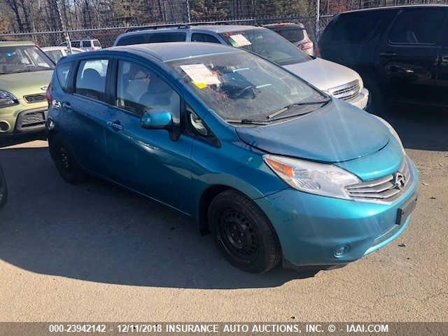 3N1CE2CP0EL409289 - 2014 NISSAN VERSA NOTE S/S PLUS/SV/SL BLUE photo 1