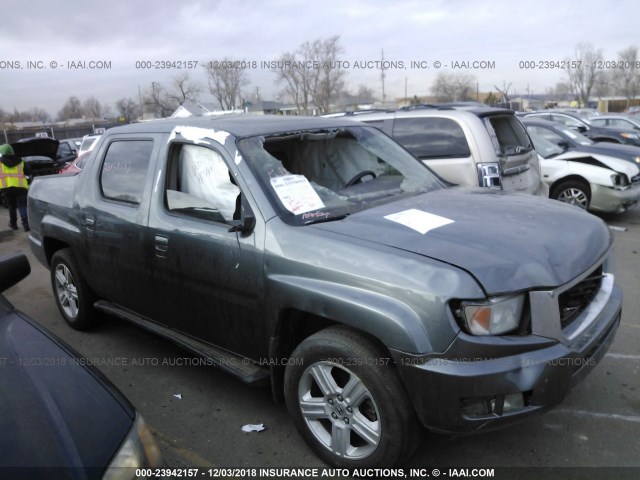 5FPYK1F56AB013397 - 2010 HONDA RIDGELINE RTL GRAY photo 1