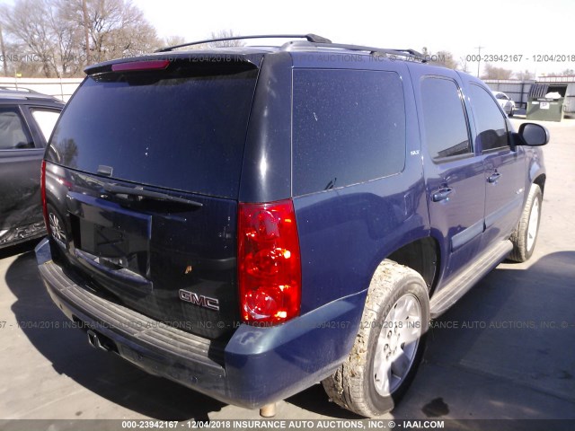 1GKFC13057R318564 - 2007 GMC YUKON BLUE photo 4