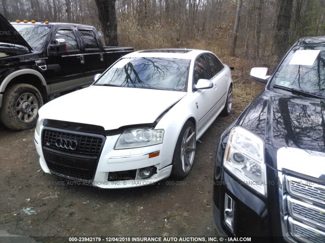 WAUPN44E97N015894 - 2007 AUDI S8 QUATTRO WHITE photo 2