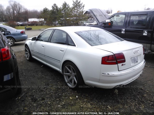 WAUPN44E97N015894 - 2007 AUDI S8 QUATTRO WHITE photo 3