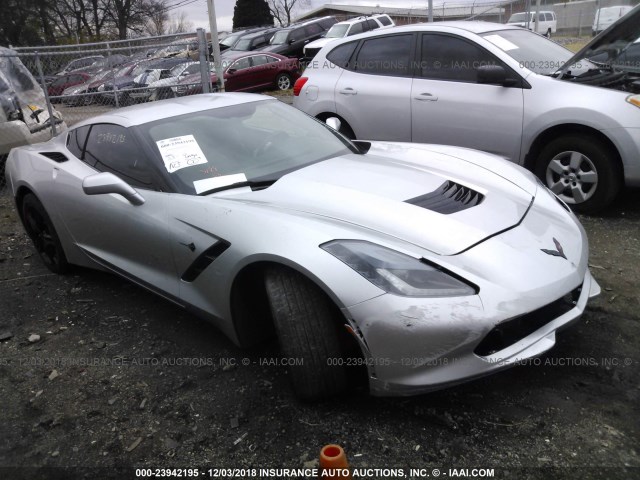 1G1YB2D74G5117912 - 2016 CHEVROLET CORVETTE STINGRAY/1LT SILVER photo 1