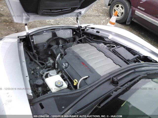 1G1YB2D74G5117912 - 2016 CHEVROLET CORVETTE STINGRAY/1LT SILVER photo 10