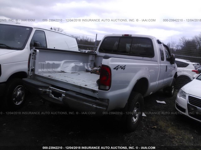 1FTSX31P64EB95998 - 2004 FORD F350 SRW SUPER DUTY SILVER photo 4