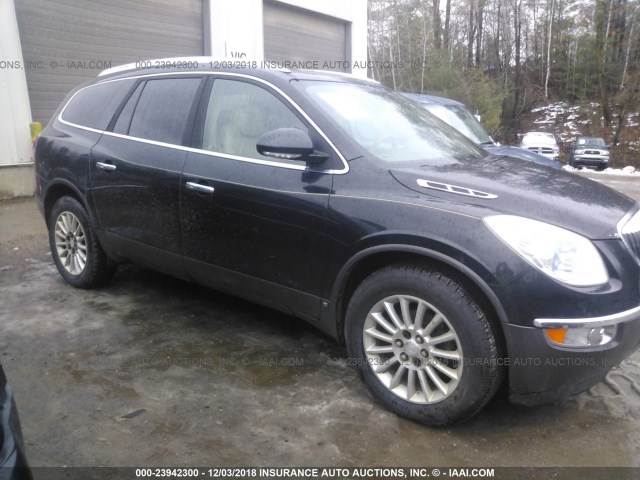 5GAEV23748J172390 - 2008 BUICK ENCLAVE CXL BLACK photo 1