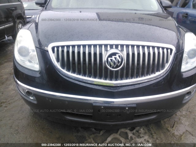 5GAEV23748J172390 - 2008 BUICK ENCLAVE CXL BLACK photo 6