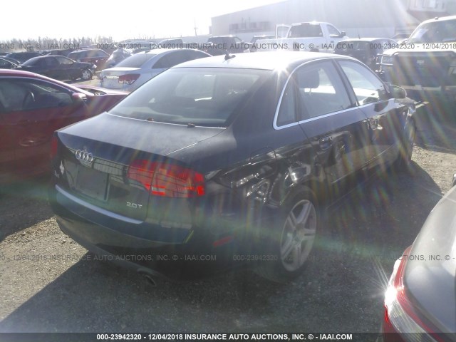 WAUAF78E27A030324 - 2007 AUDI A4 2/TURBO BLACK photo 4