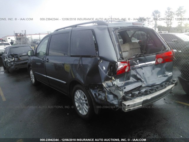 5TDYK4CC6AS318553 - 2010 TOYOTA SIENNA XLE/XLE LIMITED GRAY photo 3