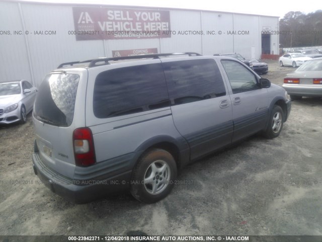 1GMDX03EX1D226735 - 2001 PONTIAC MONTANA SILVER photo 4