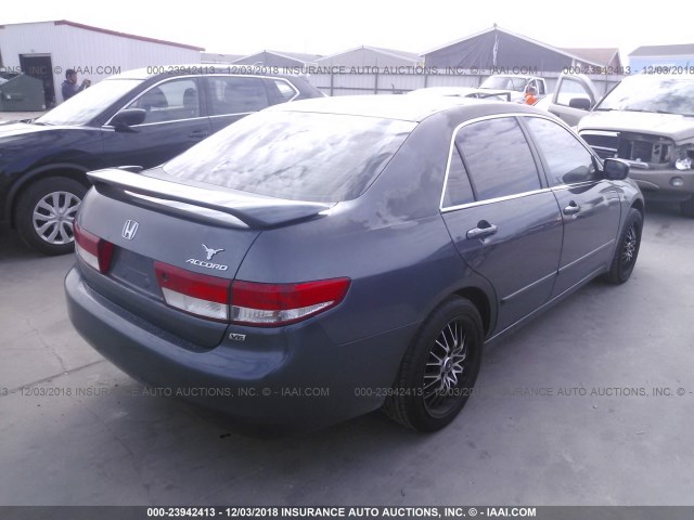 1HGCM66573A034718 - 2003 HONDA ACCORD BLACK photo 4