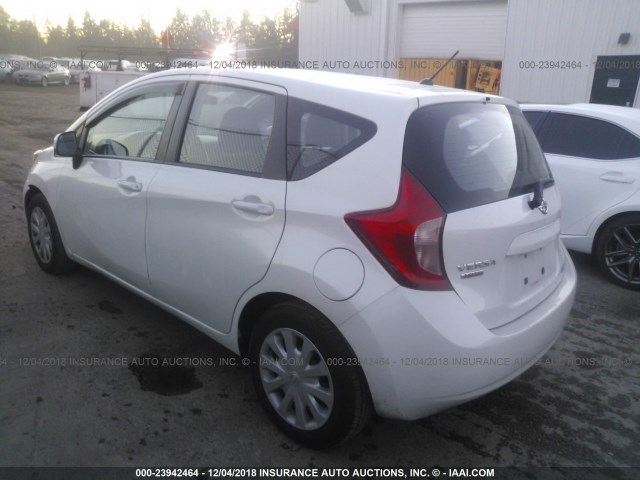 3N1CE2CP7EL413047 - 2014 NISSAN VERSA NOTE S/S PLUS/SV/SL WHITE photo 3