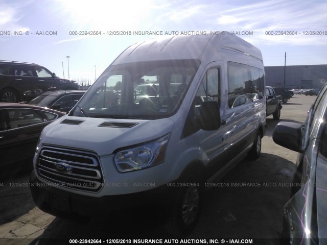 1FBAX2XM0KKA06381 - 2019 FORD TRANSIT WHITE photo 2